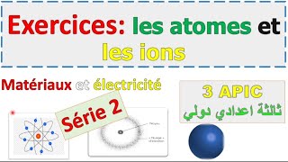 exercices les atomes et les ions 3 année collège  exercices matériaux et électricité 3 ac [upl. by Blancha589]