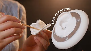 ASMR Hard earwax ear cleaning With Tissue wiping sound No Talking [upl. by Frissell744]