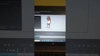 Frame by frame animation test in animate ccanimation  animate reels shortvideo youtubeshorts [upl. by Hserus]