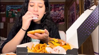 ASMR Jack in the Box Mukbang 🍔🌮🍟🥤 [upl. by Ateval]