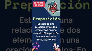 Partes de la oración preposición shorts [upl. by Fonseca]