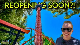 Big Updates at Six Flags Magic Mountain Sky Tower Returning Fright Fest amp More [upl. by Malena]