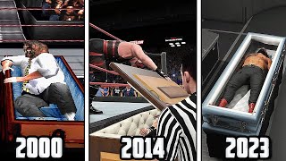 The Evolution Of Casket and Buried Alive Matches In EVERY WWE Games [upl. by Delmor154]