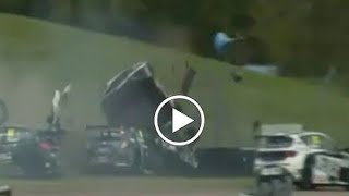 Btcc thruxton 2022 really bad crash ginetta  Ginetta Crash Thruxton  Ginetta Crash Thruxton Update [upl. by Nicolai]