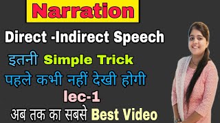 Direct And Indirect Speech In English Grammar  Narration  englishgrammar english shorts video [upl. by Yllim243]