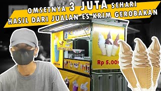 OMSET 3 JUTA CUMA JUAL ES KRIM GROBAKAN USAHA MINIM SAINGAN amp MUDAH DIJALANKAN  BOSAN JADI PEGAWAI [upl. by Enyledam]