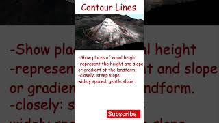 Interpretation of Topographical Maps Contour lines  basic features of contours  ICSE geography [upl. by Esten]