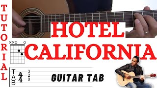 Hotel California  Eagles  Guitar  Chitarra  Guitarra [upl. by Kopp]