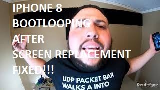 iPhone 8 BOOTLOOP after screen replacement  Proximity Sensor Replacement  FIXED [upl. by Nomolas983]