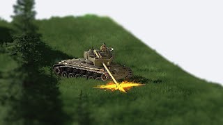 A tank that fights with only its Turret Exposed  Tilt Shift [upl. by Golanka]