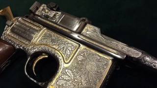 Engraved Mauser Broomhandle [upl. by Vandervelde691]