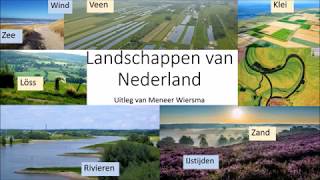 Landschappen van Nederland zand klei veen löss stuwwal ijstijd droogmakerij en boerderijtypes [upl. by Annawal]