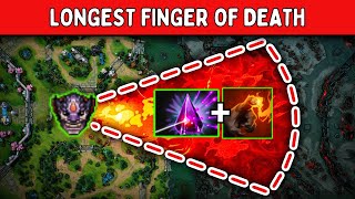 63 Stacks Longest Range Finger of Death🔥 Lion Seer Stone  Ethereal Blade 55Kills in 735d [upl. by Ielirol82]