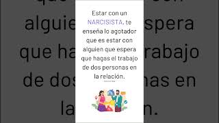 Estar con un NARCISISTA te enseña lo agotador que es hacer todo narcisismo [upl. by Nylodnewg]