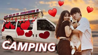 VALENTINES DAY VLOG Camping In Our Camper Van [upl. by Sunderland597]