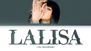 LISA LALISA Lyrics 리사 LALISA 가사 Color Coded LyricsHanRomEng [upl. by Beulah580]