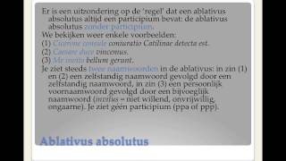 Latijn de ablativus absolutus uitleg [upl. by Annis914]