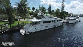 103 Broward Motoryacht Walkthrough THREE KINGS [upl. by Durware137]