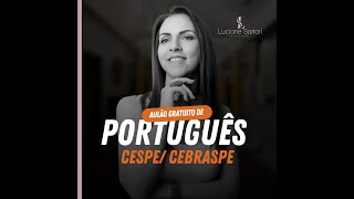 REVISÃO CEBPRASPE TSE  PROFESSORA LUCIANE SARTORI [upl. by Reteip]