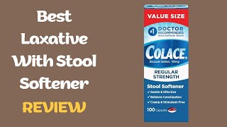 🚽 Colace Regular Strength Stool Softener 100 mg Capsules  Best Laxative With Stool Softener 💩 [upl. by Nrobyalc952]