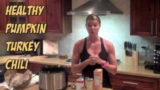 Healthy Turkey Recipe For The Fall Pumpkin Chilli [upl. by Tyre]