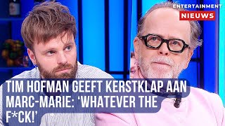 Tim Hofman reageert op kritiek Whatever the fck  Kerstklap aan MarcMarie [upl. by Eah144]