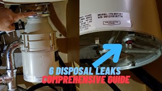 6 Reasons Disposal Leaks From Bottom Causes amp Fix Garbage Disposal Comprehensive Guide Part 1 [upl. by Anertac]