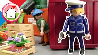 Playmobil police en francais Commissaire Overbeck  Mega Pack La famille Hauser [upl. by Garrard]