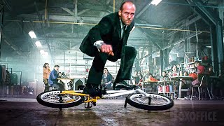 The Transporter beats an Audi with a BMX  Transporter 3  CLIP [upl. by Leviralc774]