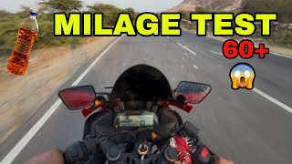 Yamaha R15 V3 Mileage Test ll unexpected results 🔥 [upl. by Netsrek]