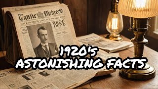 20 Incredible Facts About the 1920s I Didnt Know [upl. by Erminna]