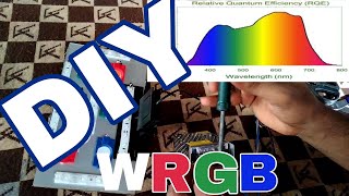 DIY WRGB Aquarium Light how to make WRGB light For Planted tank  Sinhala [upl. by Otipaga454]