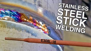 Stainless Steel Stick Welding [upl. by Boorer]