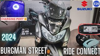 BURGMAN STREET 125 2024 Detail Review  Specs Mileage Onroad Price  Motobots Info burgmanstreet [upl. by Wina]