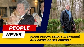 Enterrement dAlain Delon  La dernière volonté concernant ses chiens [upl. by Annay]