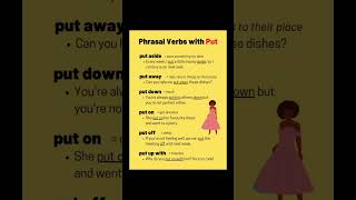 Phrasal Verbs shorts with PUTEnglish Vocabulary khans shorts [upl. by Sellers829]