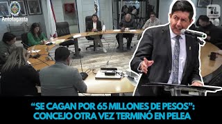 “Se cagan por 65 millones” concejo otra vez terminó en pelea tras rechazo a show de drones [upl. by Yelsgnik15]