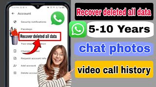 whatsapp deleted messages recovery  whatsapp delete chat recovery  whatsapp deleted chat backup [upl. by Atiuqer]