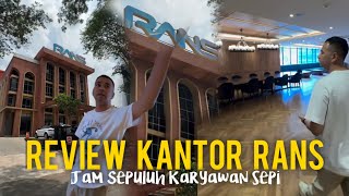 RAFFI AHMAD REVIEW KANTOR RANS‼️JAM 10 KARYAWAN MASIH SEPI [upl. by Lyontine830]