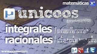 Integral racional en fracciones simples 02 BACHILLERATO matematicas [upl. by Icyak]