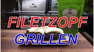 Filet als Zopf grillen  Lammfilet  Klaus grillt [upl. by Kerman]