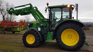 Traktor John Deere 6120R 2017 1426h 120PS FL623R FH 40kmh Germany [upl. by Colner]