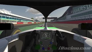 iRacing Silverstone Circuit  Grand Prix FIA Formula 4 Dry Track Guide Hotlap  Telemetry [upl. by Atalee]