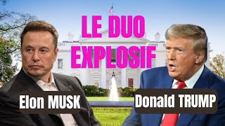 Donald Trump et Elon Musk  Duo explosif pour réformer les ÉtatsUnis [upl. by Basilius]