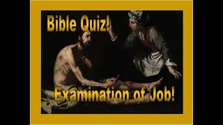 Bible Quiz  Examination of Job [upl. by Bree]