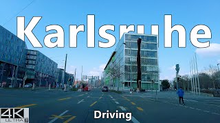 4K Drive Tour Karlsruhe Germany 2022  AllAround Virtual City Driving Tour [upl. by Onaled530]