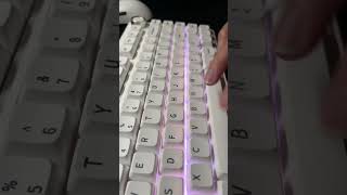 Gateron Milky Yellow Pro on Aula F75 Soundtest [upl. by Nadean]