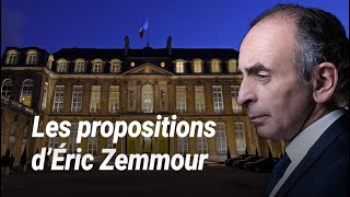 Le programme dEric Zemmour pour lélection présidentielle [upl. by Arlie]