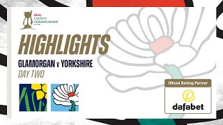 Highlights Glamorgan vs Yorkshire  Day Two  Coad and Fisher grab 4 wickets each [upl. by Carlina]