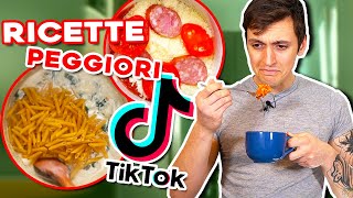 Ho CUCINATO i PEGGIORI CIBI LIFE HACK di TIKTOK [upl. by Enwad]